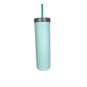 Dunkin 27 oz Mint Green Tumbler 2022 Color Changing Straw